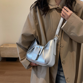 [GIRLS GOOB] Women's Big Buckle Mini Shoulder Bag Tote Bag Handbag, China OEM